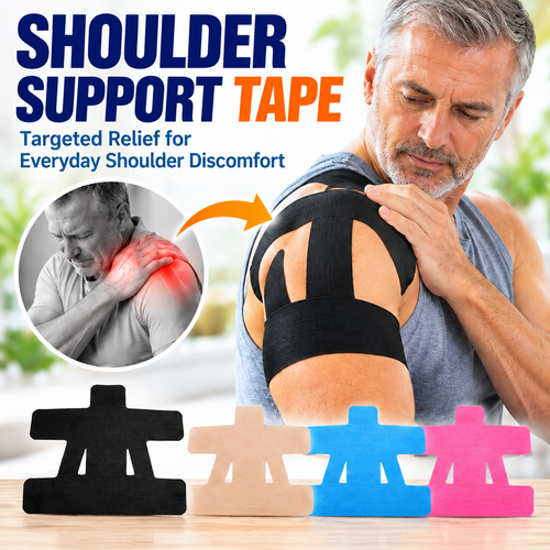 💪 Precut Kinesiology Tape – Senior Shoulder Support 🩹Muscle Strain Relief & Daily Mobility Care for Older Adults 🌿🏃