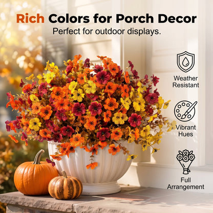 🔥Bestseller🍂Fall & Halloween Fake Flower Bouquet🧡
