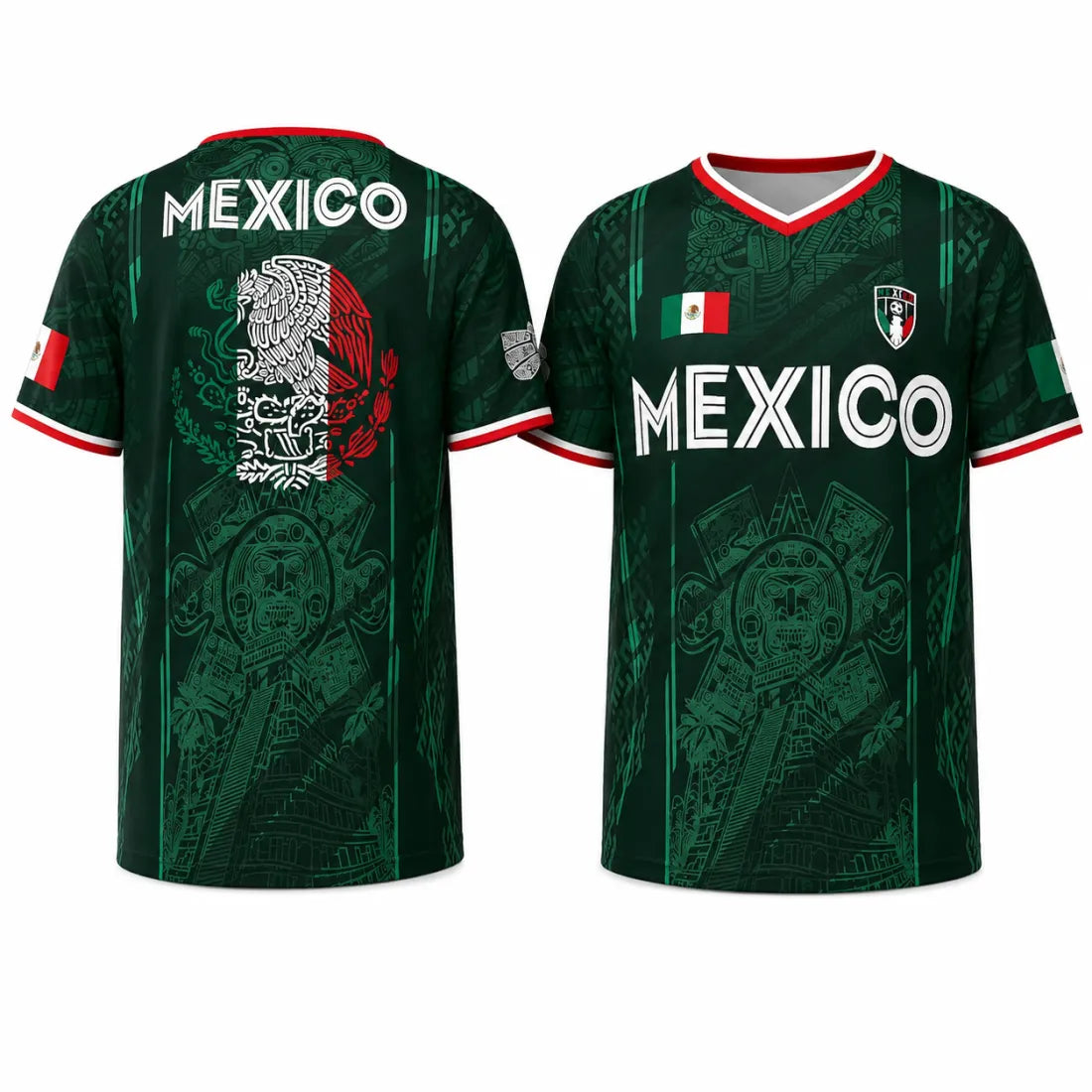 2026 Mexico Soccer Jersey – Retro Chichén Itzá Pyramid Football Shirt 🇲🇽⚽