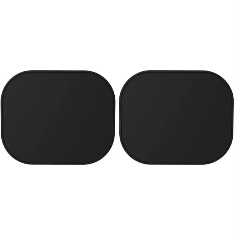 2/4-Pack Car Window Sun Shades - Static Cling UV Blocker & Glare Protector, Foldable Auto Accessories for Sedans & SUVs