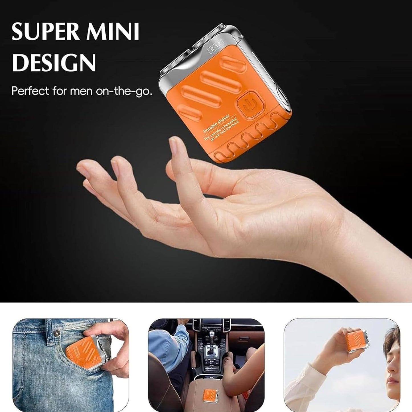 🎁 Father’s Day 💐Portable Rotary Dual Ring Electric Shaver