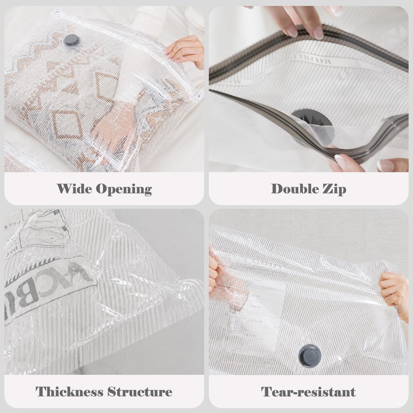 ✈️ Pack More, Travel Smarter | Cordless Vacuum Bag Set