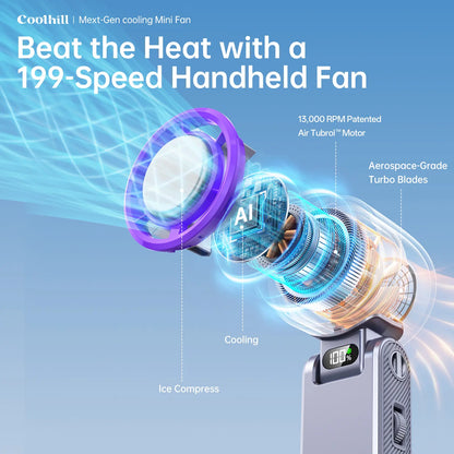 ⚡Hot Sales 49% OFF🔥Handheld High Speed Fan