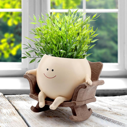 🔥49% OFF-Cute Resin Flower Head Planters