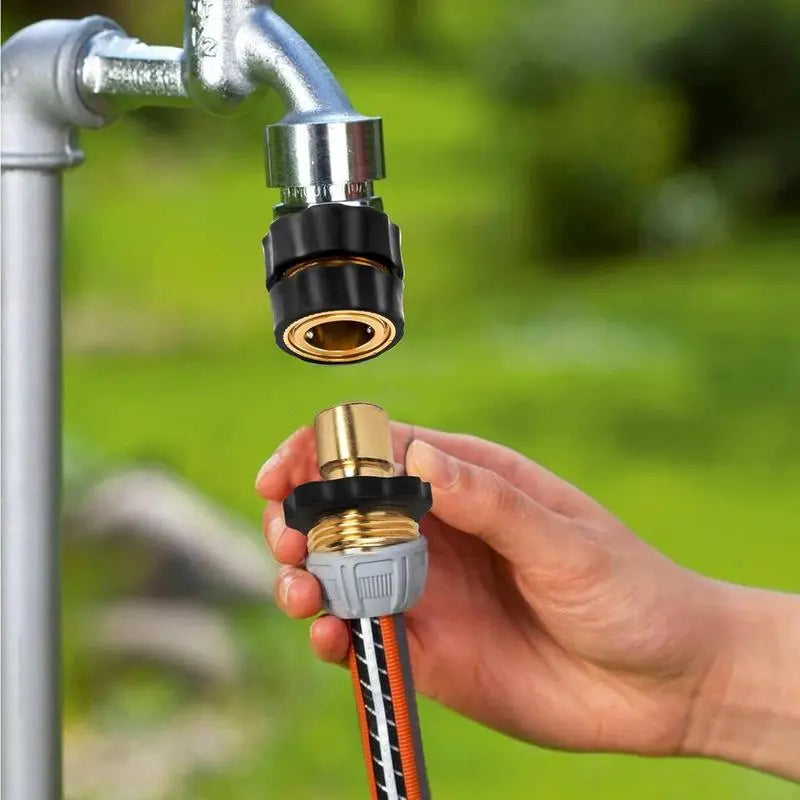 ✨🚿  3/4" Garden Hose Quick Connect Set 💦⚡