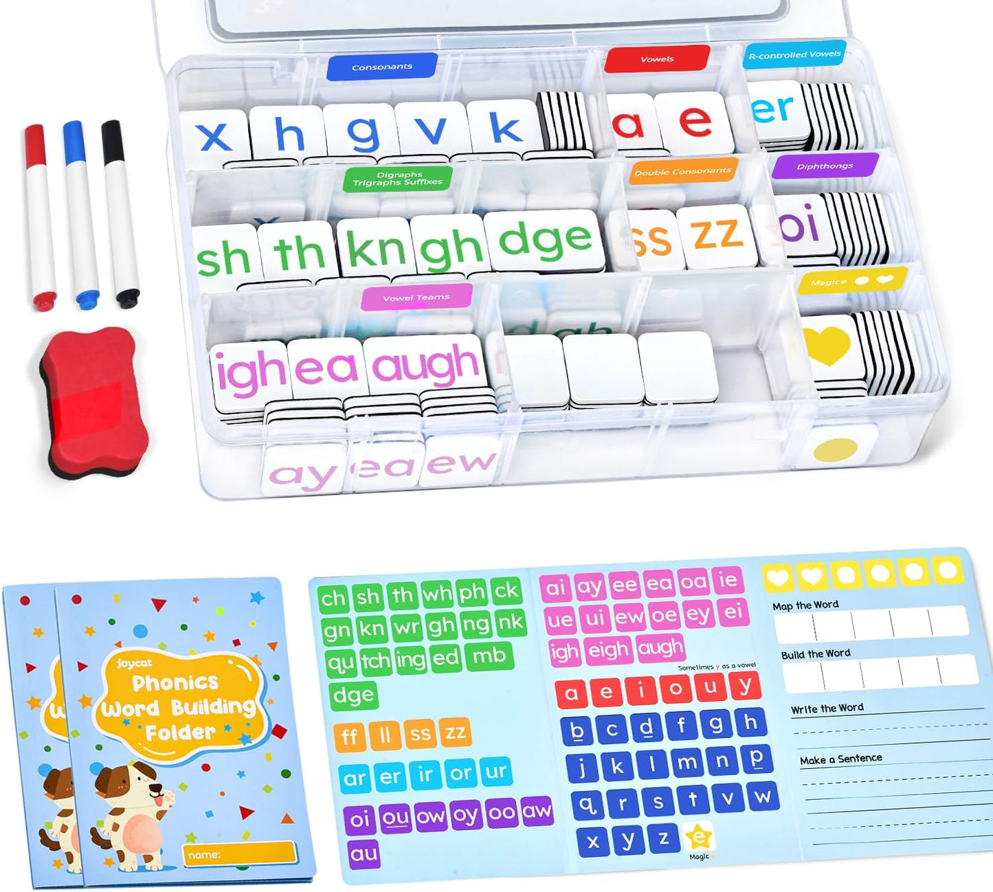 📚 Make Phonics Fun | 265-Piece Magnetic Letter Learning Set