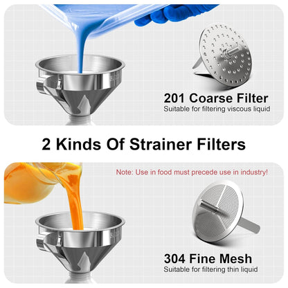 🚀 Print Cleaner, Print Better | 2PCS Resin Filter Funnel Kit