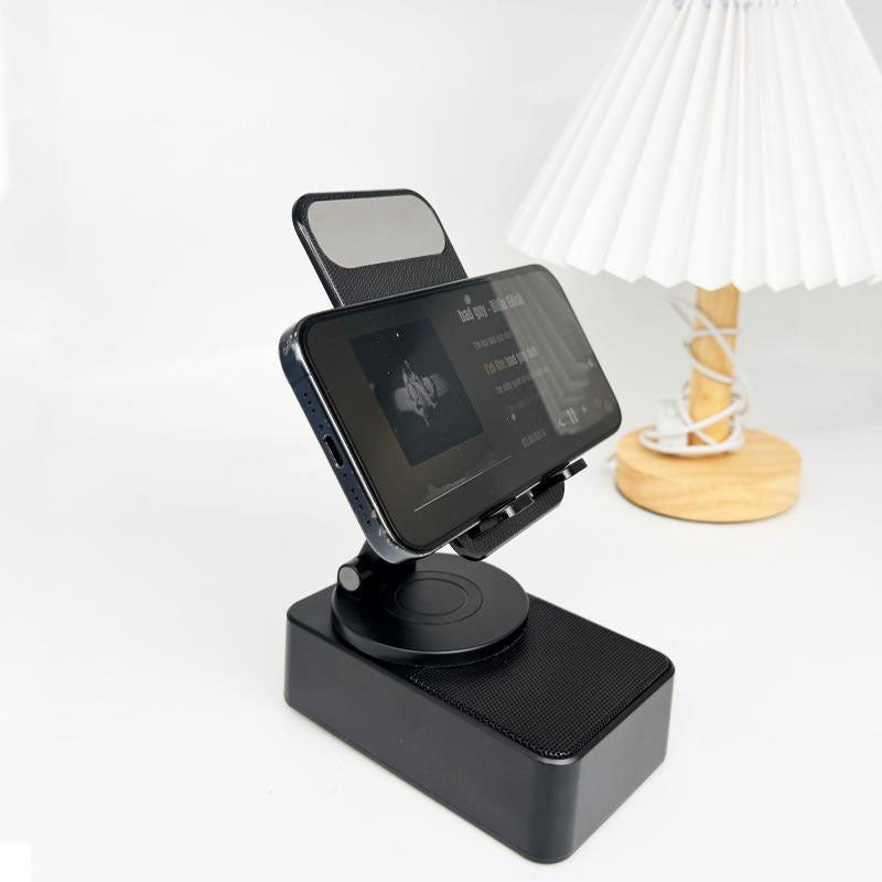 3 in 1 Wireless Bluetooth-compatible Portable Cell Phone Holder Speaker