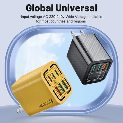 Portable Multi Port Charging Station 50W