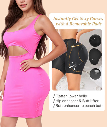 Women Hip Padded Shapewear Booty Lifter Control Panty