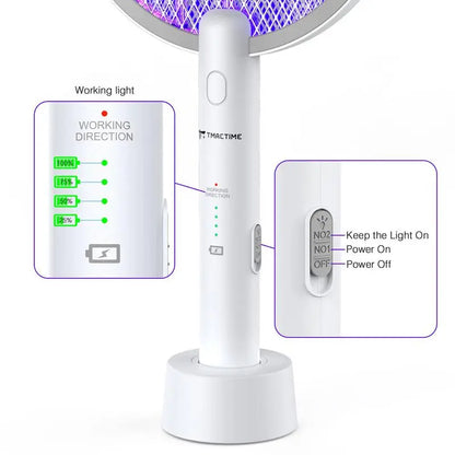 Electric Fly Swatter 4000V Bug Zapper Racket