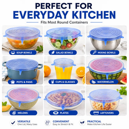 🥗✨Reusable Silicone Stretch Lids
