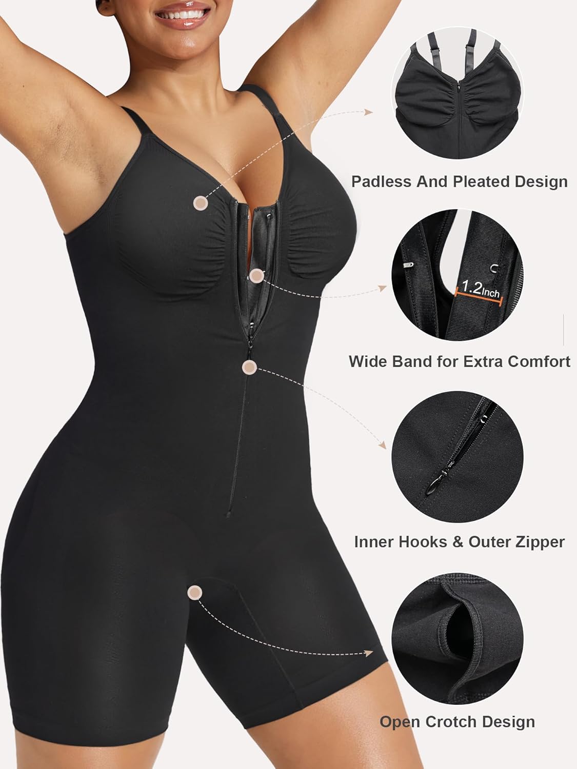 Shapewear for Women Tummy Control Bodysuits