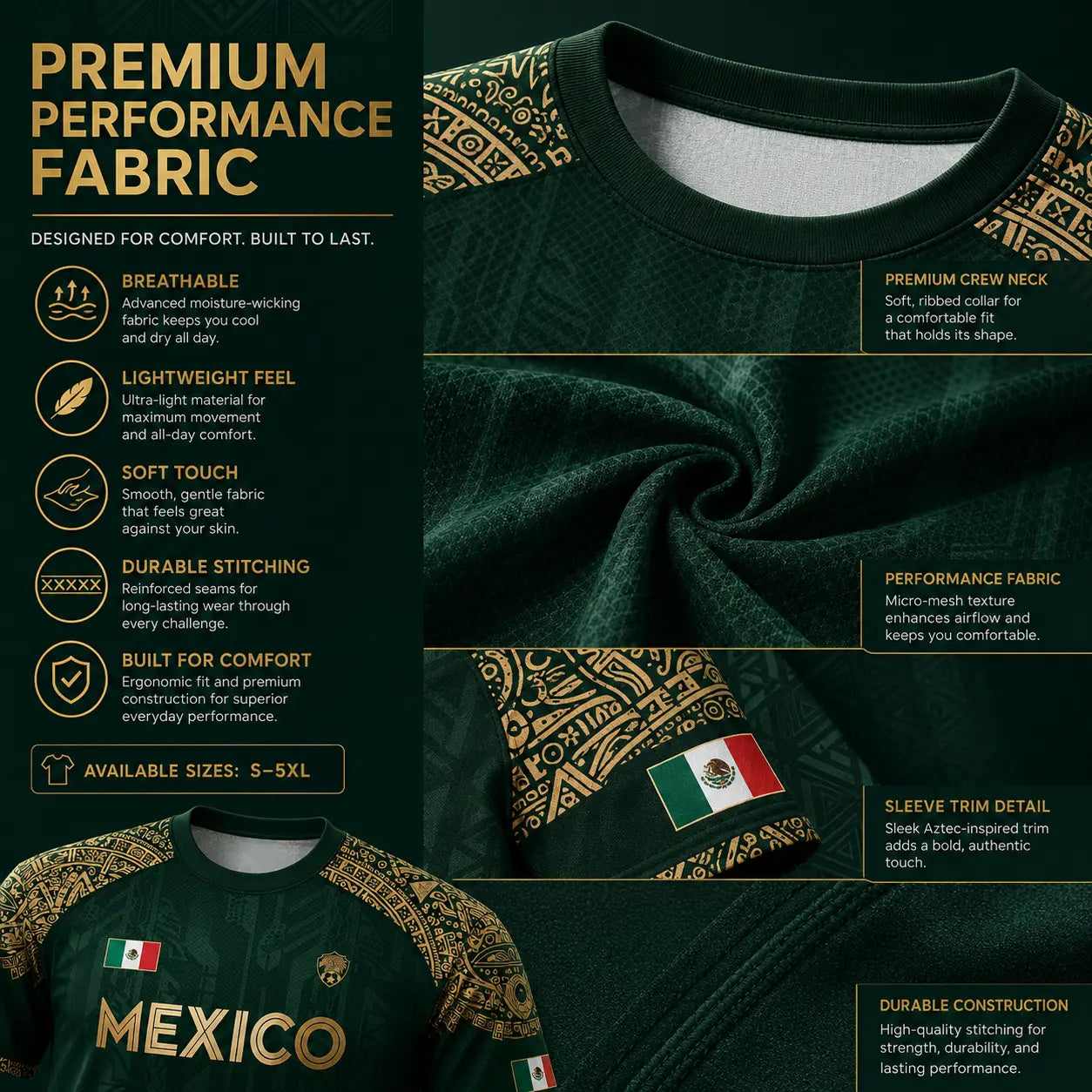 🦅 2026 Mexico Burgundy Sports T-Shirt