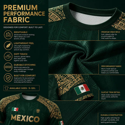 🦅 2026 Mexico Burgundy Sports T-Shirt