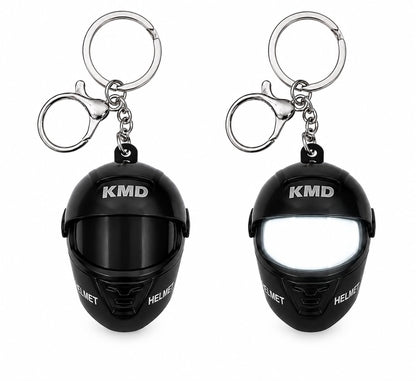 🏍️ Motorcycle Helmet LED Keychain with Light – Limited Time Sale