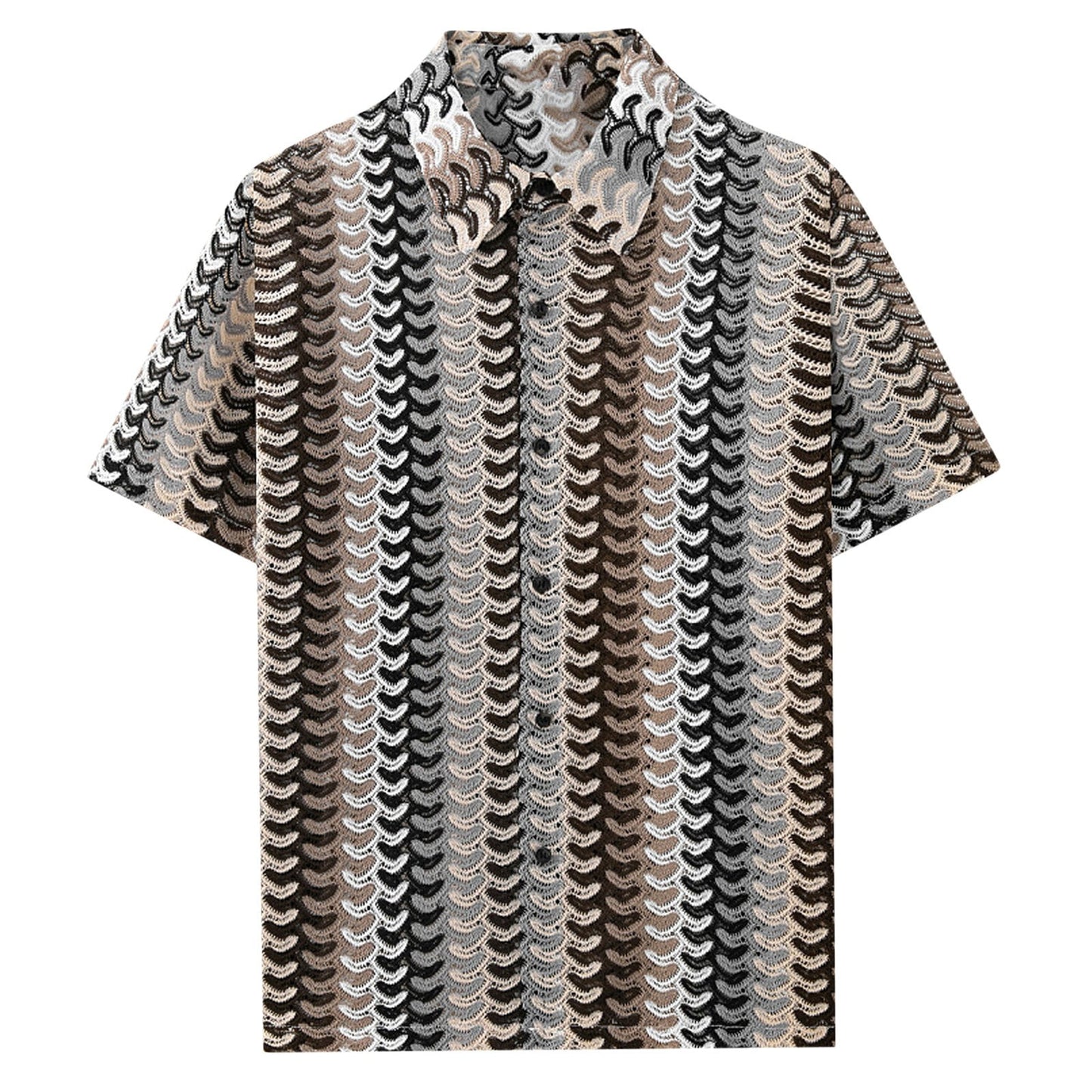 2026 New Summer Men's Knitted Shirt