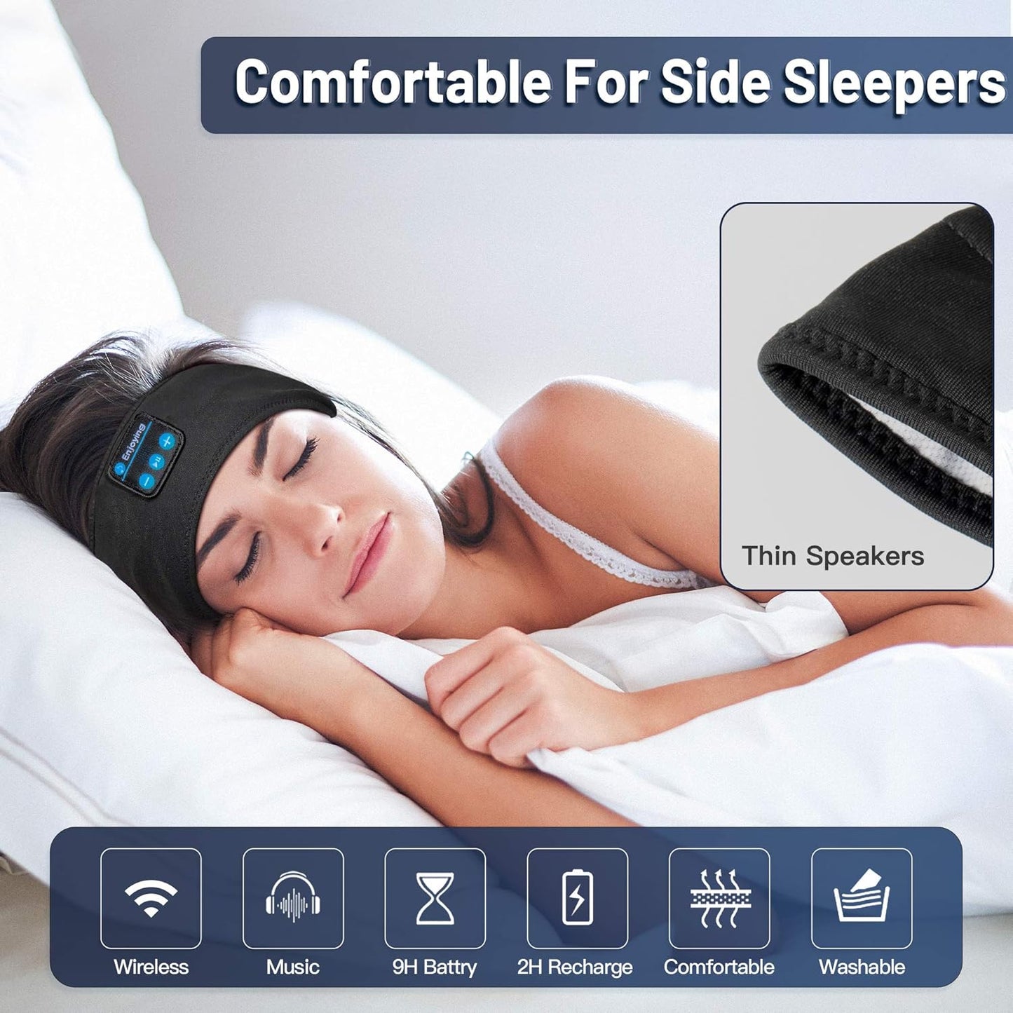 Sleep Headphones Wireless Music Headband