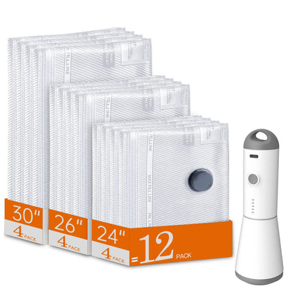 ✈️ Pack More, Travel Smarter | Cordless Vacuum Bag Set