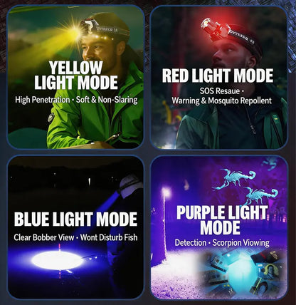 🔥 Hot Sale | Five-color headlamp