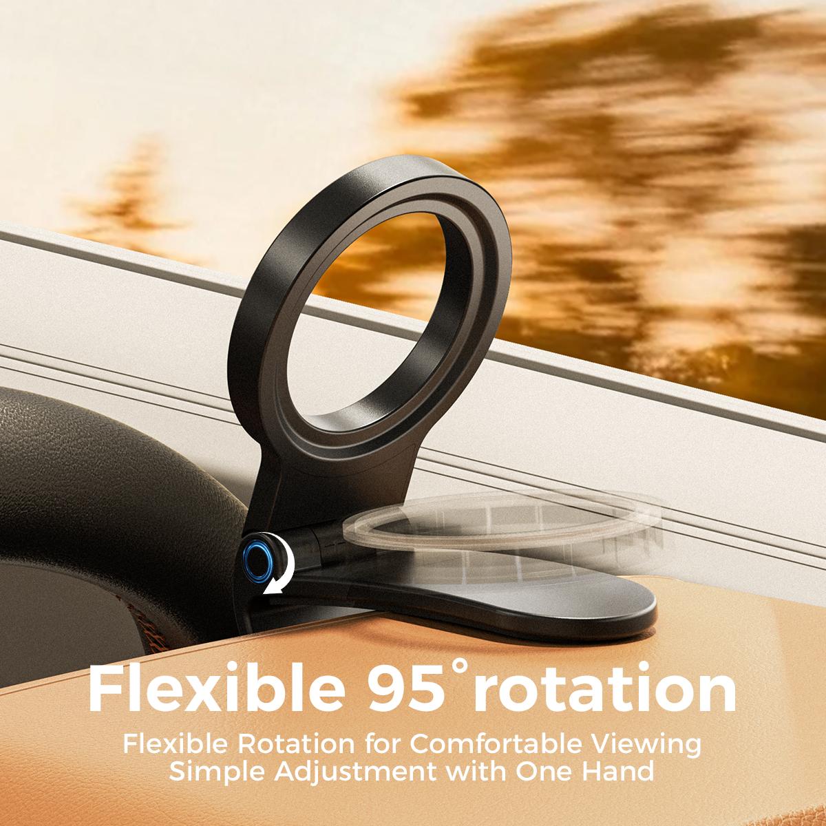 Magnetic Car Phone Mount, Hands Free Cell Phone Holder Clip