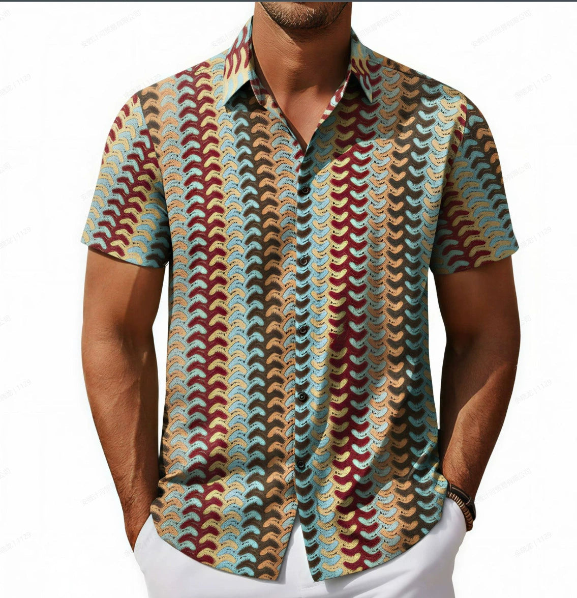 2026 New Summer Men's Knitted Shirt