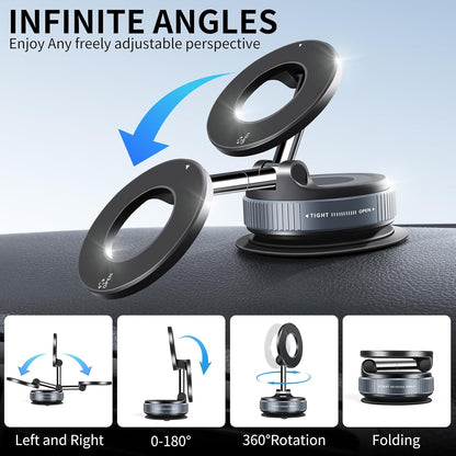 🔥Bestseller｜800+ Sold Daily｜Foldable Magnetic Car Mount