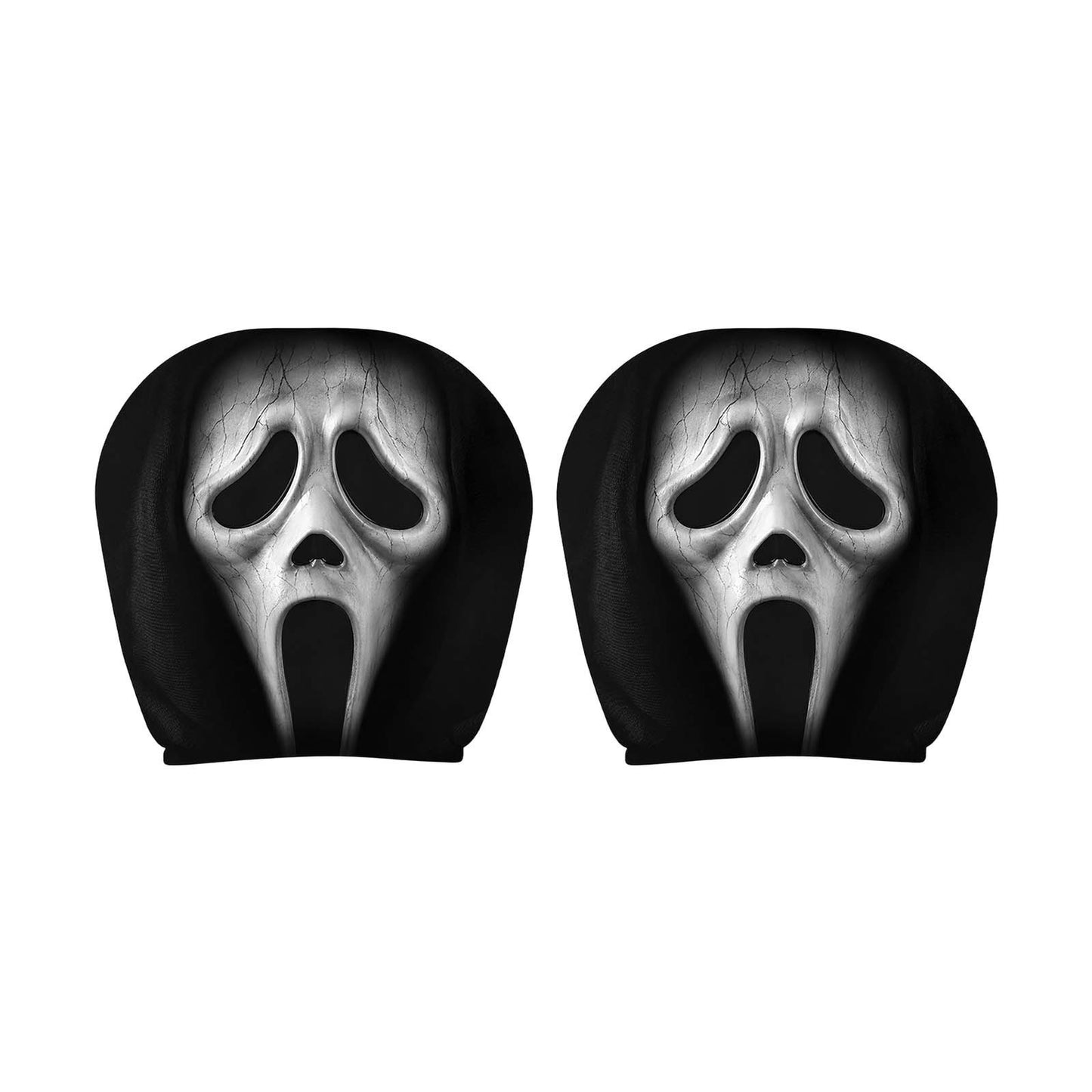 💥New Launch | Quirky Black Skull Car Headrest Cover