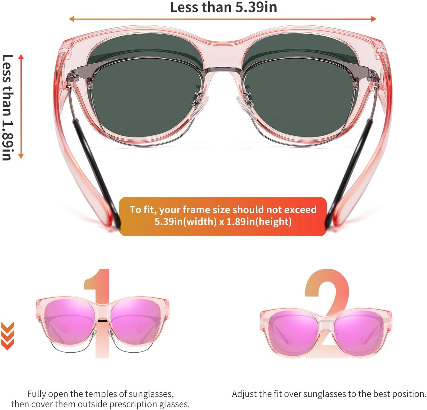🔥New summer trend | Fit-Over Prescription Sunglasses