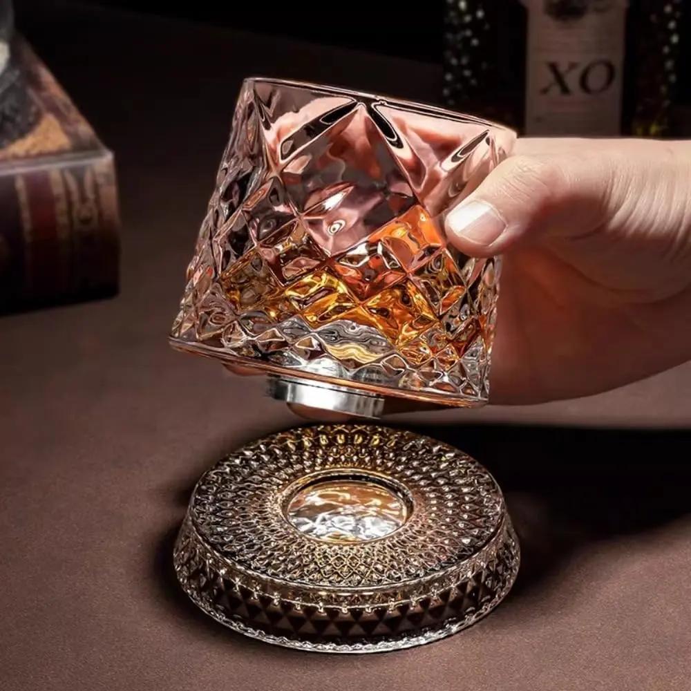 🎁🔥Luxury 360° Spinning Crystal Glass