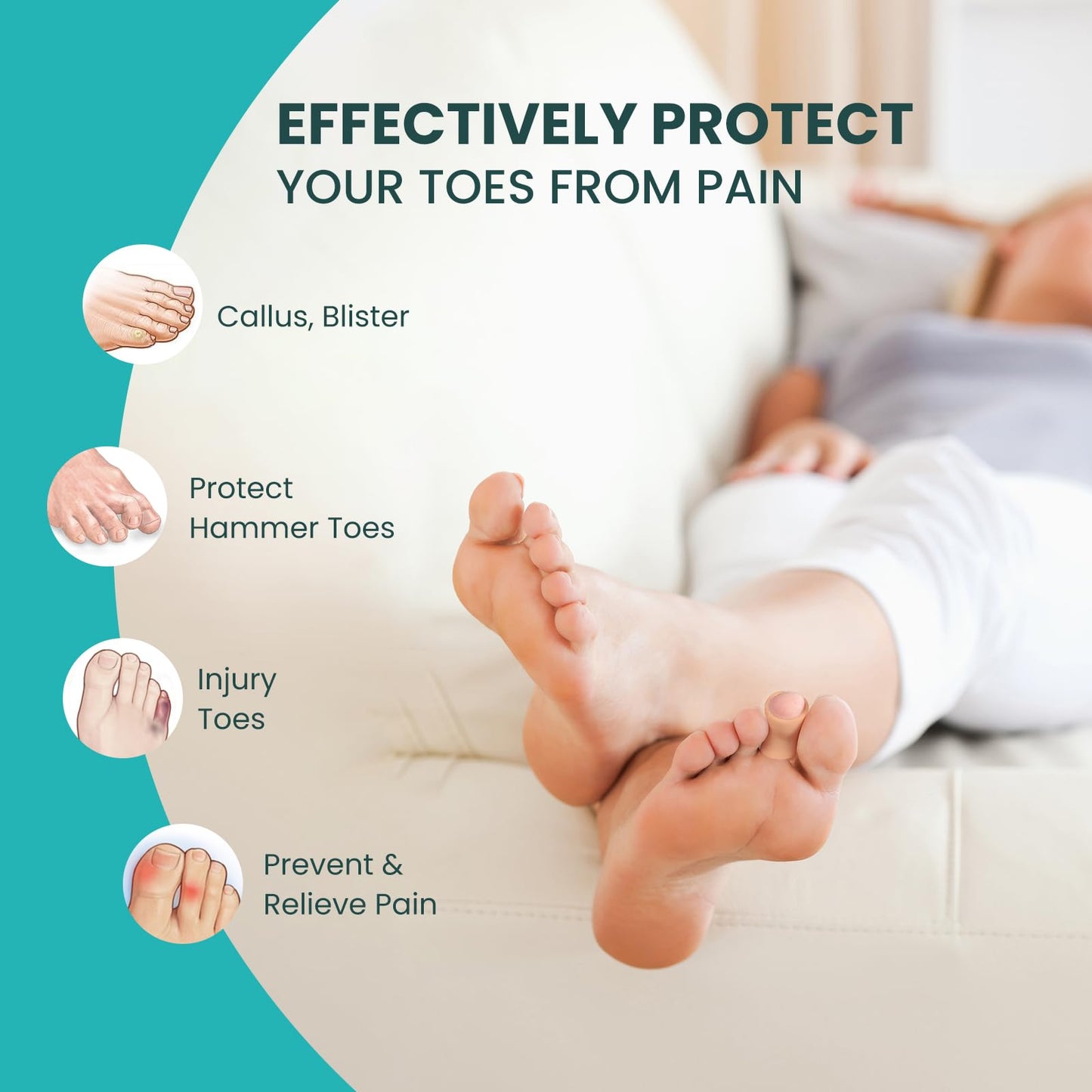 Bunion Corrector Socks With Heel Strap