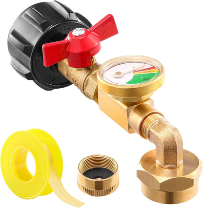 ✨ Top-Rated Propane Refill Elbow Adapter with Tank Gauge