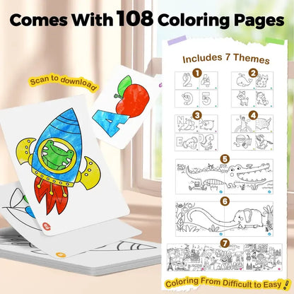 🎨🖍️ Magic Silky Washable Crayons Set™