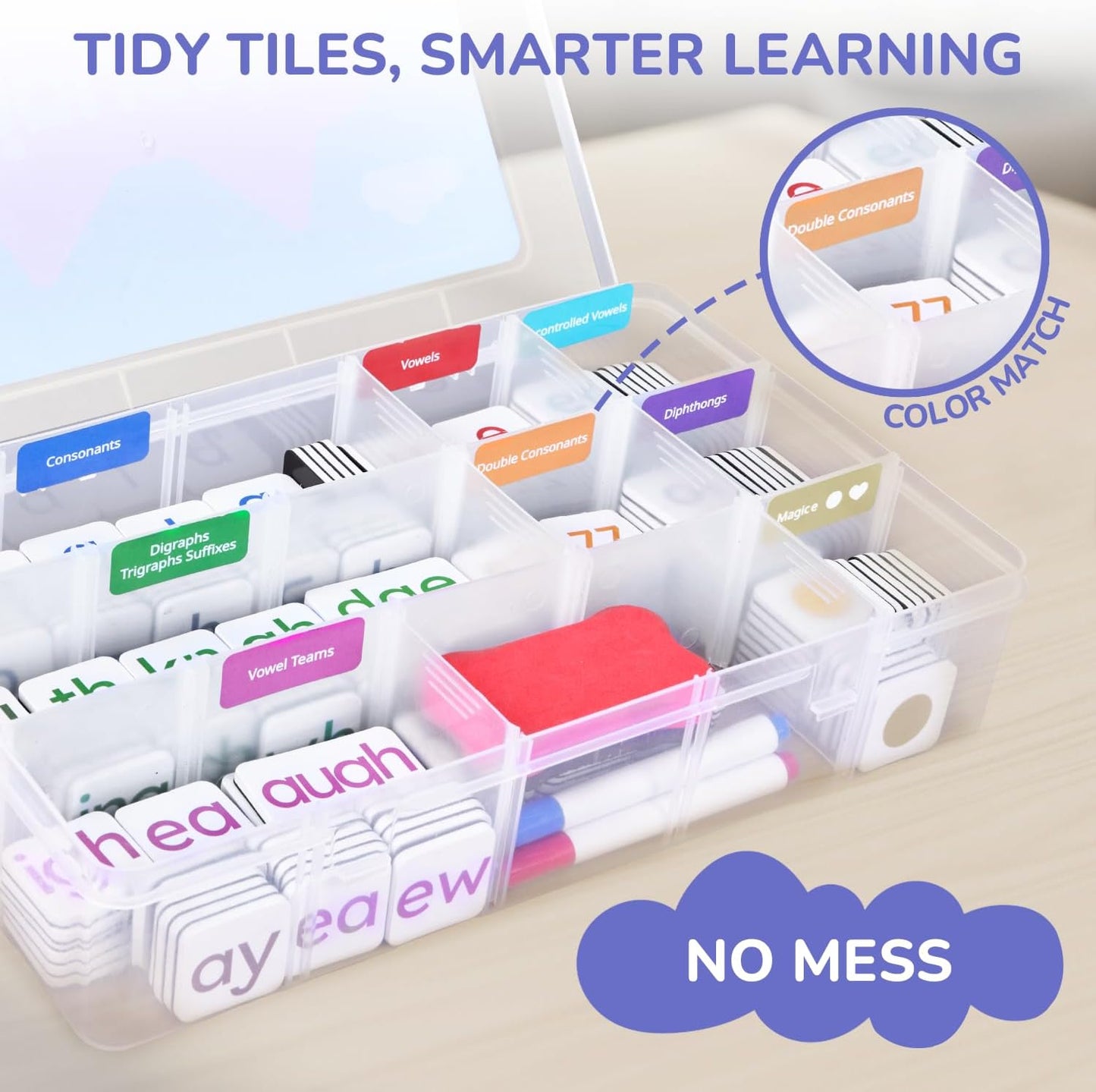 📚 Make Phonics Fun | 265-Piece Magnetic Letter Learning Set