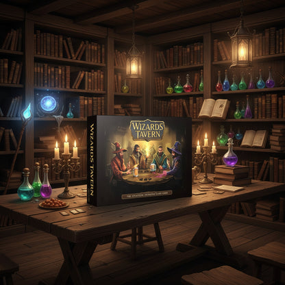 Wizards Tavern Strategy Drinking Card Game for Adults 21+