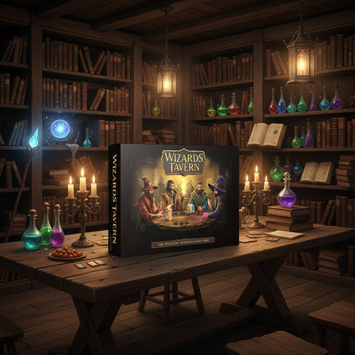Wizards Tavern Strategy Drinking Card Game for Adults 21+