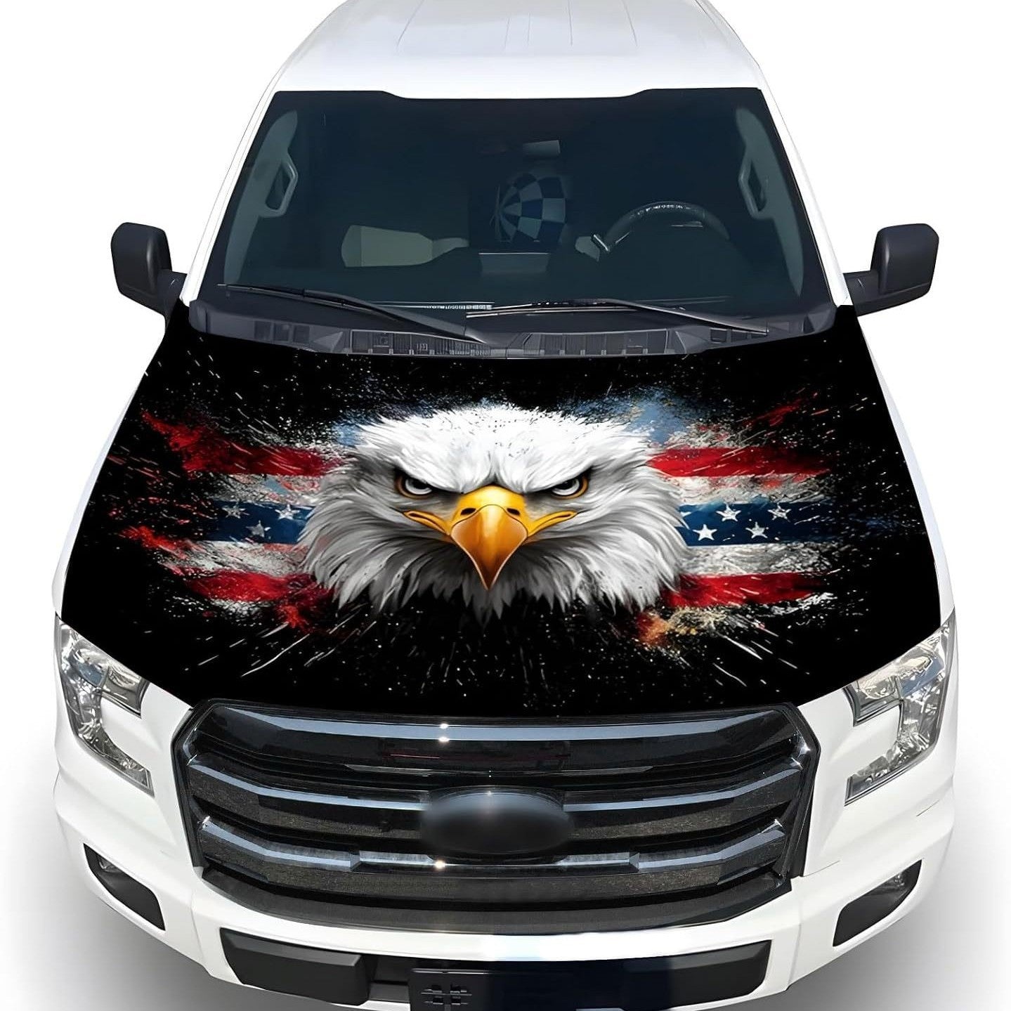 🔥Sale: 49% OFF-American Flag Car Hood Cover Universal Size