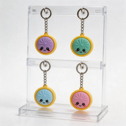 Cute Mini Dumpling Keychain