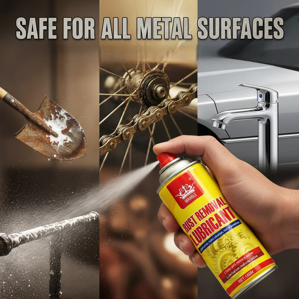 🔥 Stop Rust & Squeaks Fast | Multi-Function Rust Removal Spray 180ML