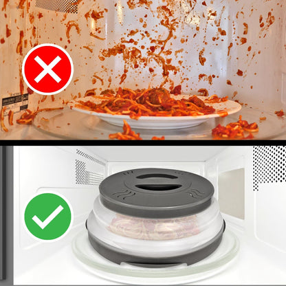 Magnetic 12-Inch Clear BPA-Free Kitchen Utensil Food Lid