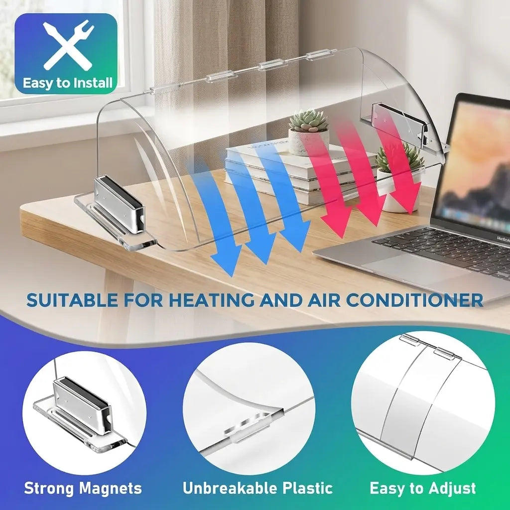 2 Pack Air & Heat Deflector for Vents