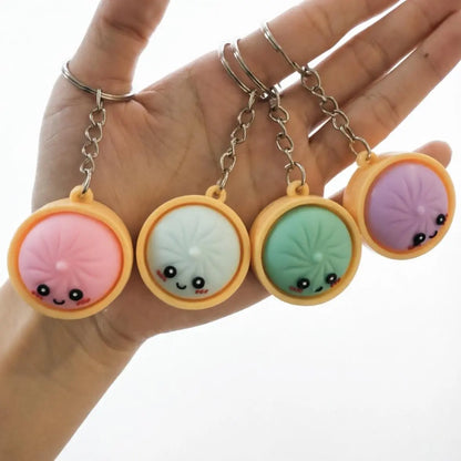 Cute Mini Dumpling Keychain