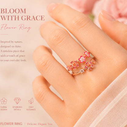 💖Immersed in Blossoms Ring
