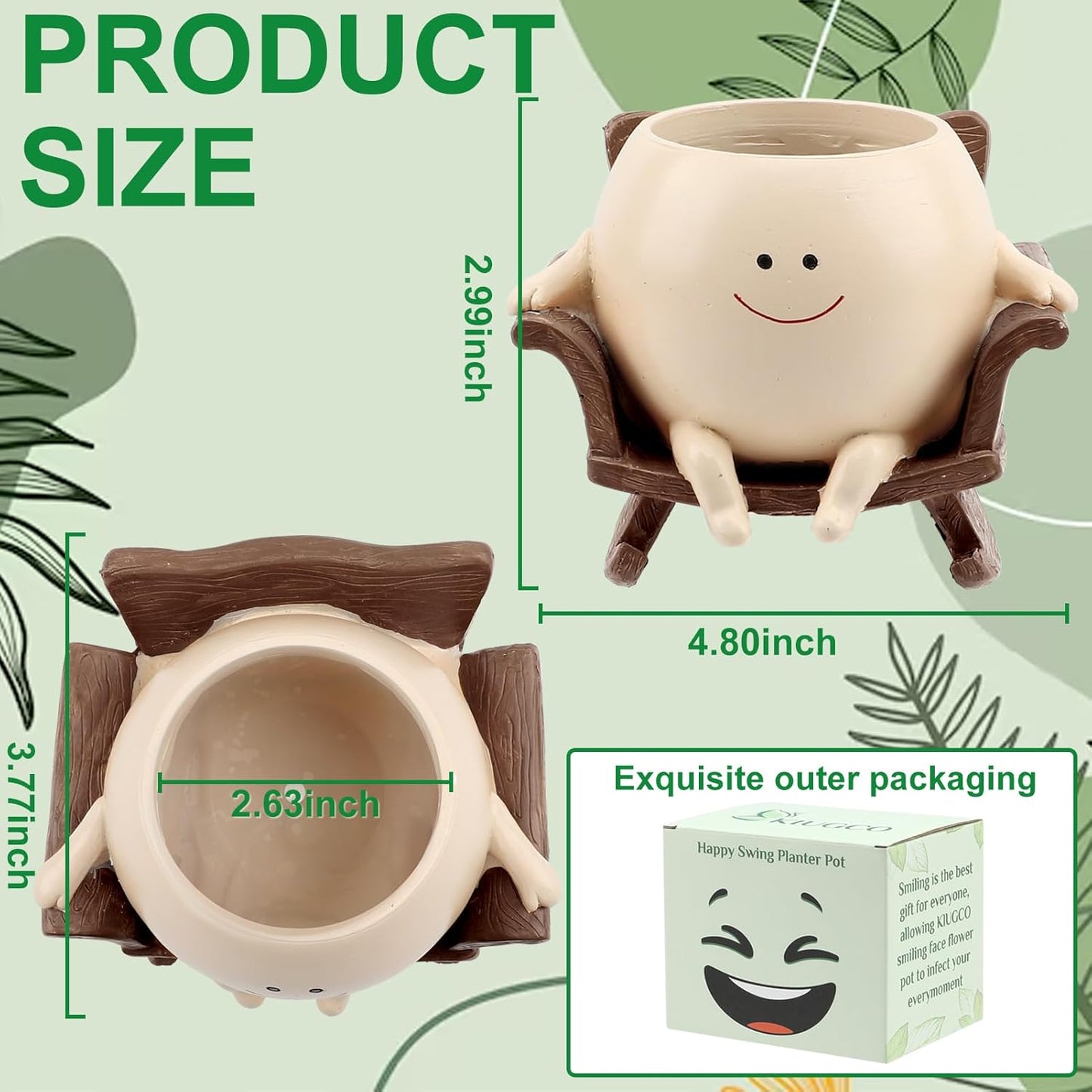🔥49% OFF-Cute Resin Flower Head Planters