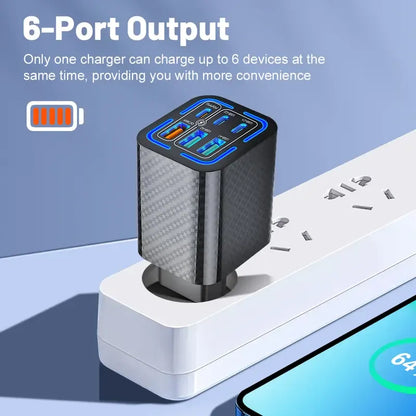 Portable Multi Port Charging Station 50W