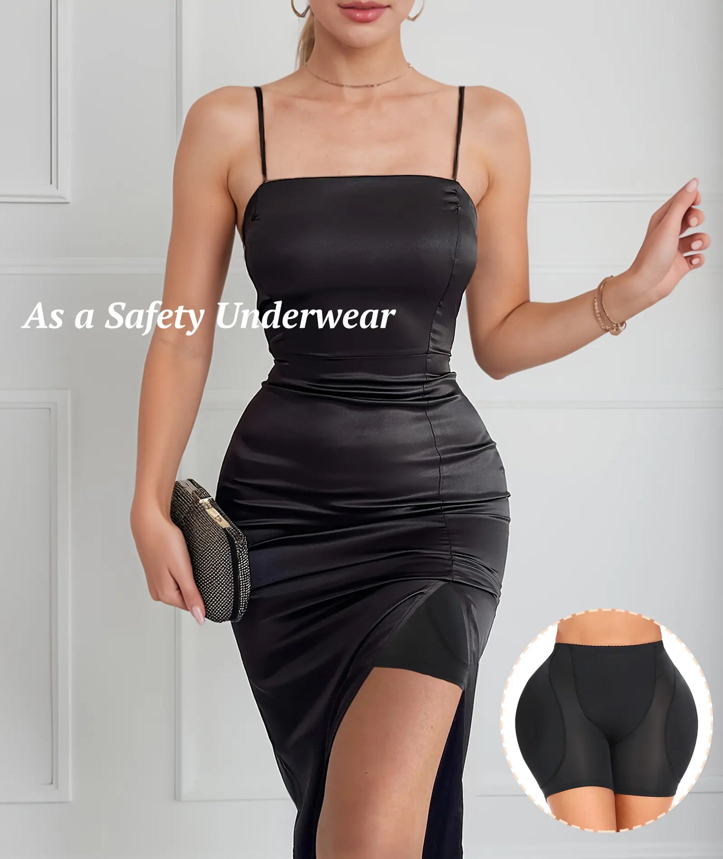Women Hip Padded Shapewear Booty Lifter Control Panty