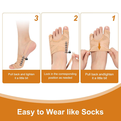 Bunion Corrector Socks With Heel Strap