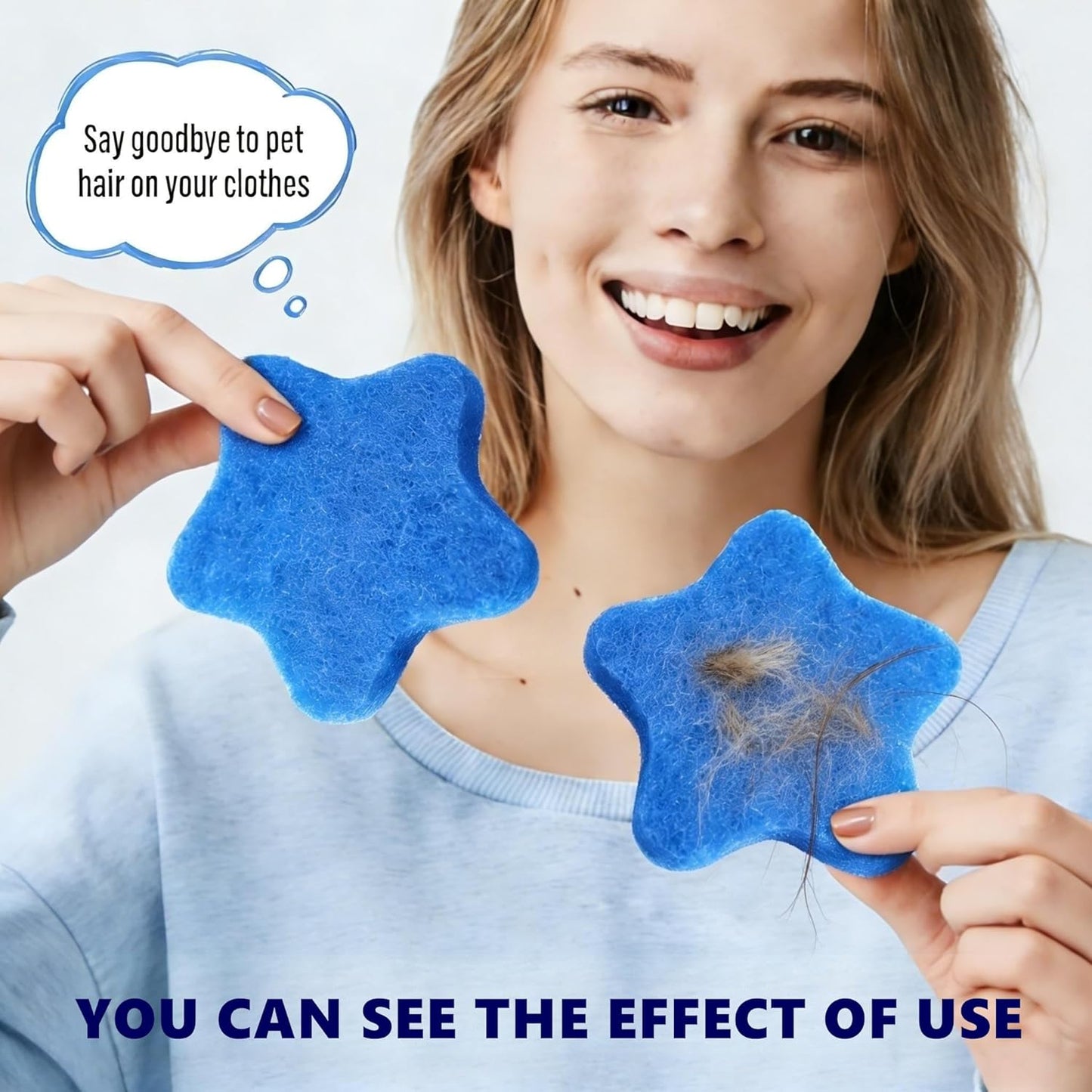 ✨ Keep Every Load Fur-Free | 5 PCS Reusable Pet Hair Remover for Laundry