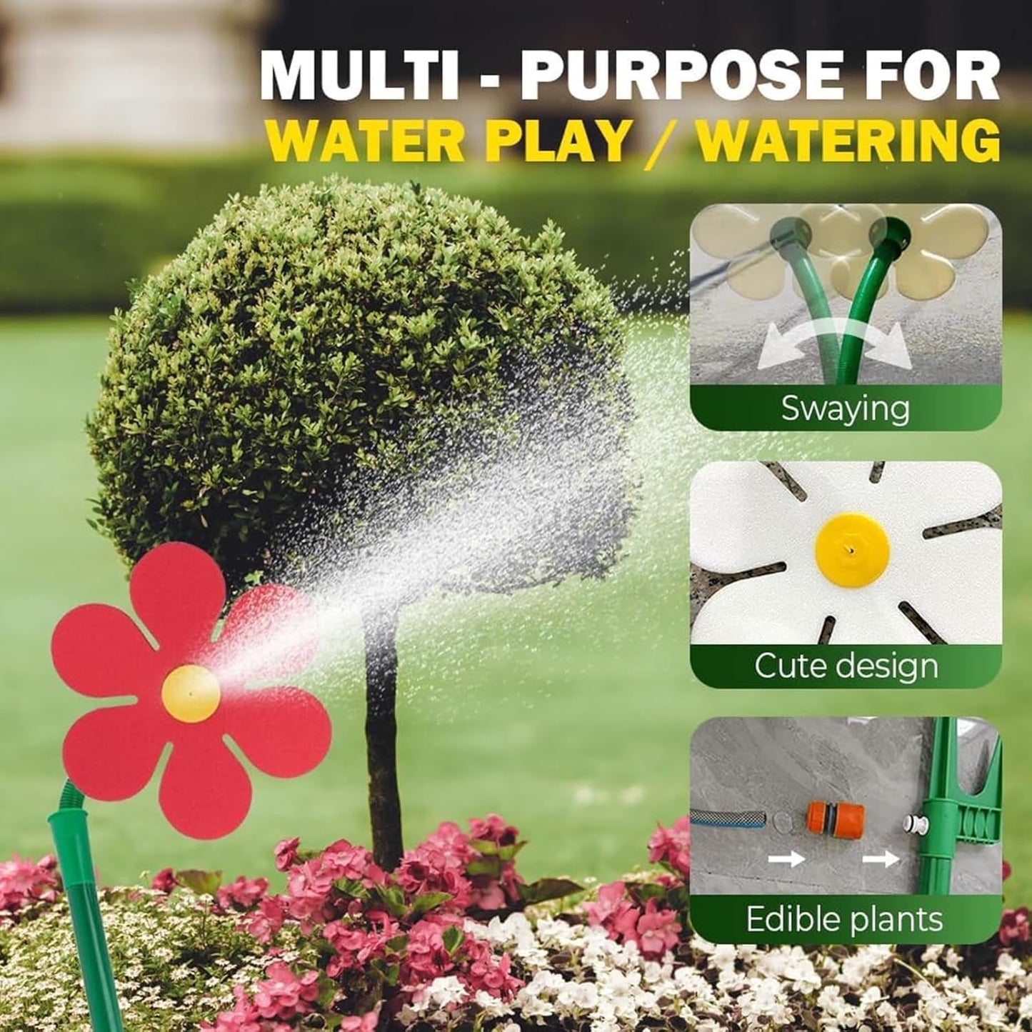 🎉 Must-Have Summer Toy | 360° Dancing Daisy Sprinkler