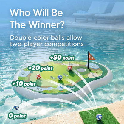 🎯 Splash Into Golf Fun | Floating Golf Pool Game Set